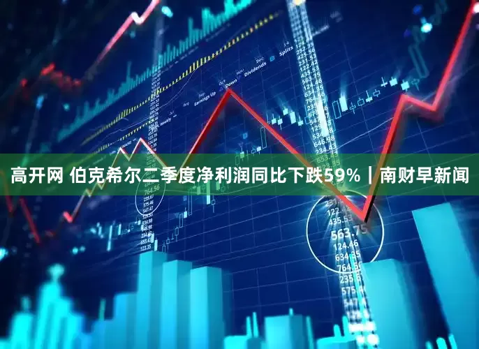高开网 伯克希尔二季度净利润同比下跌59%｜南财早新闻