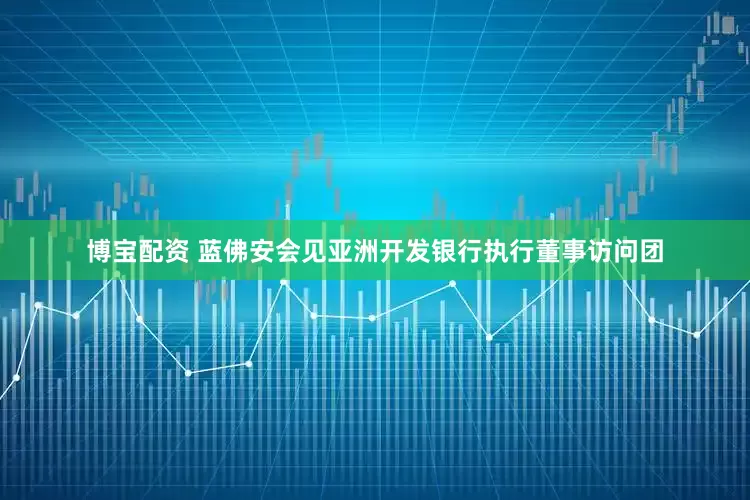 博宝配资 蓝佛安会见亚洲开发银行执行董事访问团